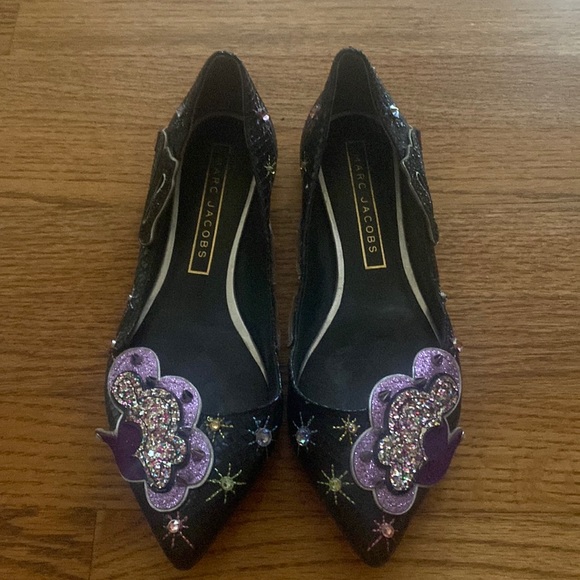 Marc Jacobs Shoes - Marc Jacobs rare graphic embellished flats Size 7.5